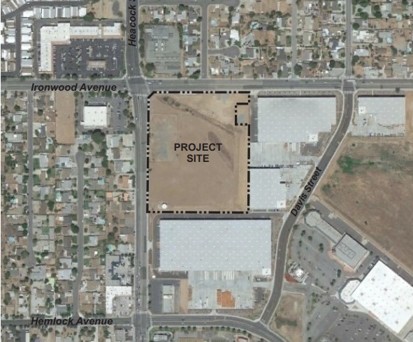Moreno Valley Business Park Building 5 Project location