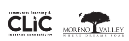 CLIC and City of Moreno Valley Logos