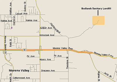 Landfill In Moreno Valley