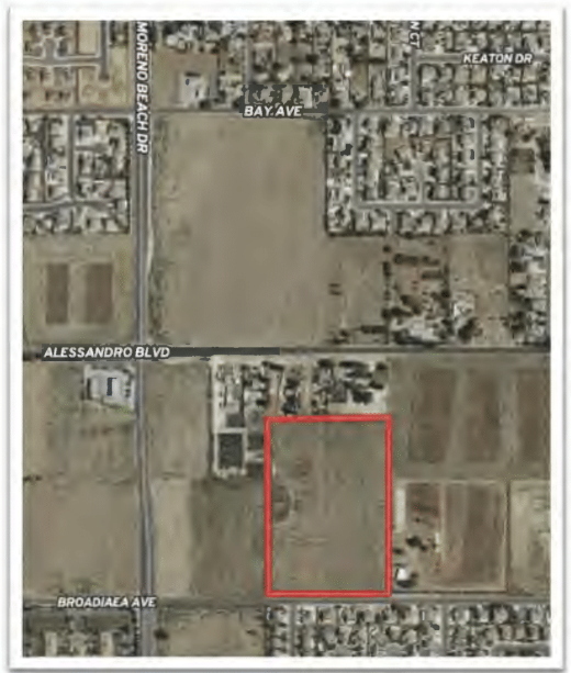Map of Brodiaea Residential Project